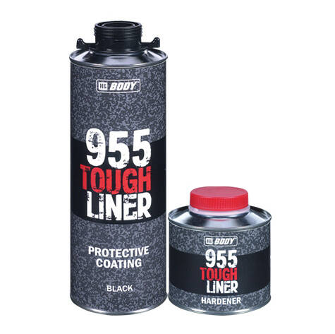 Body TOUGH LINER 955 Сверхпрочное защитное покрытие  KIT SET (0,6л + 0,2л)