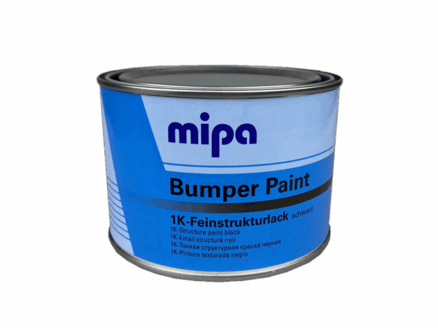 Mipa Краска для бампера Bumper Paint черная структурная 500 мл.